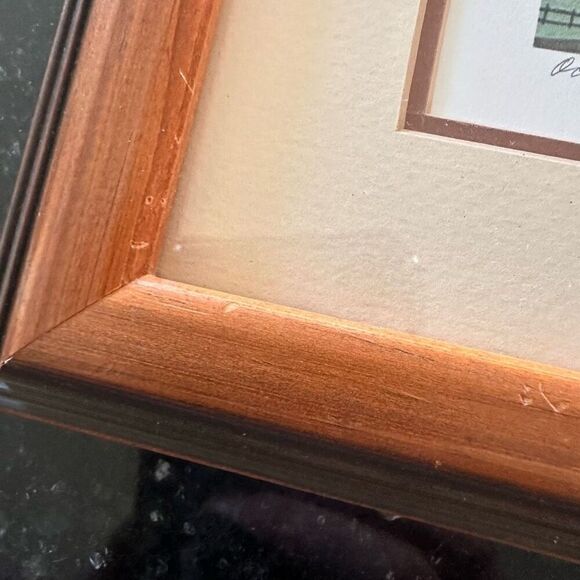 Vintage Nancy Lubeck Art Print Hand Signed AP Artists Proof‎ Fall Folk Primitive - Picture 4 of 6